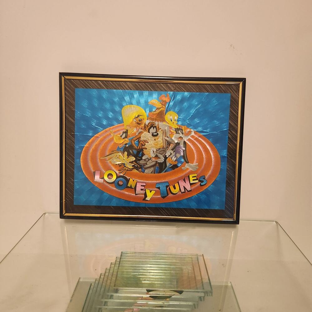 Vintage Looney Tunes 8x10 Foil Art Picture